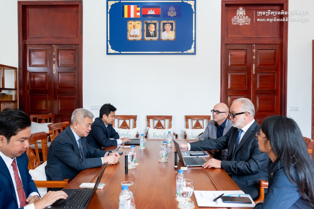 ឯកឧត្តម ជា វុទ្ធី អគ្គលេខាធិការគណៈកម្មាធិការវិនិយោគកម្ពុជា បានទទួលជួបពិភាក្សាការងារជាមួយគណៈប្រតិភូក្រុមហ៊ុន IDECGROUP ASIA