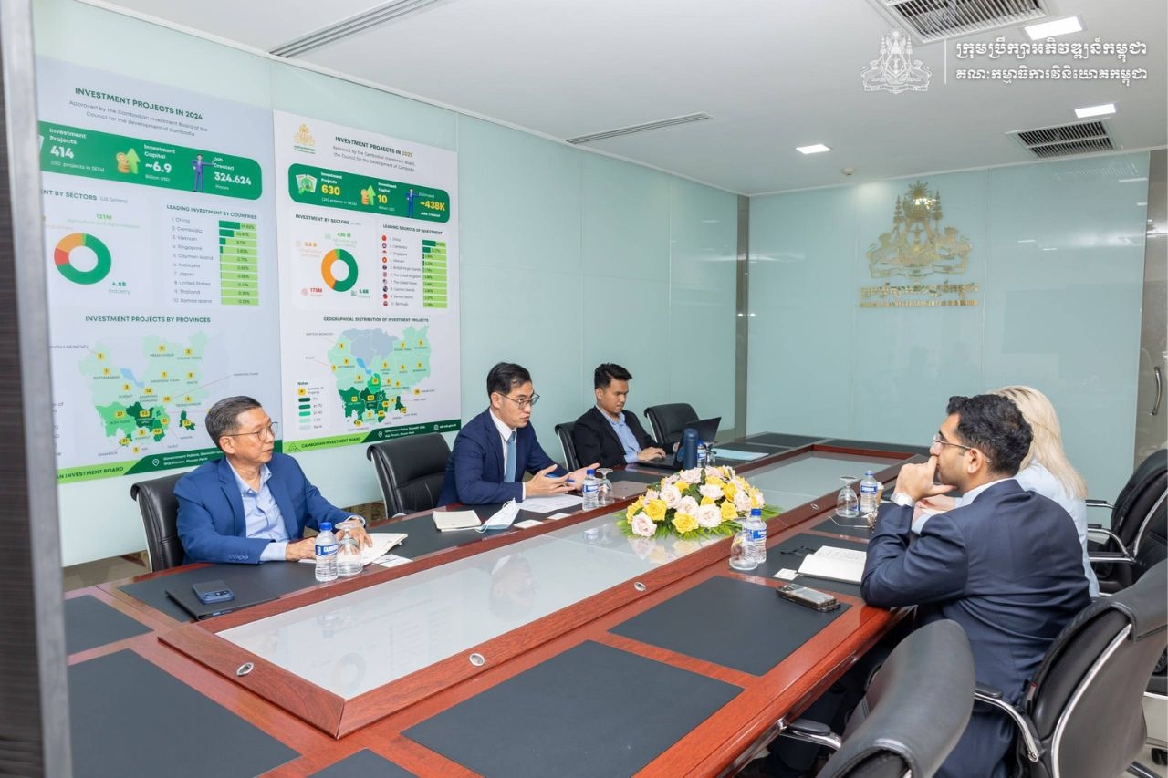 ជំនួបពិភាក្សាការងារជាមួយស្នងការជាន់ខ្ពស់ទទួលបន្ទុកកិច្ចការវិនិយោគ និងពាណិជ្ជកម្មប្រចាំកម្ពុជា និងវៀតណាម នៃក្រសួងការបរទេស និងពាណិជ្ជកម្មអូស្ត្រាលី