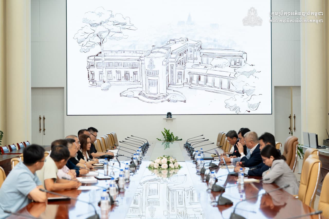 កិច្ចប្រជុំពិភាក្សាការងារជាមួយគណៈប្រតិភូវិនិយោគិនក្រុមហ៊ុន Guangzhou Tiandi Forestry Co., Ltd មកពីខេត្តក្វាងចូវ សាធារណរដ្ឋប្រជាមានិតចិន