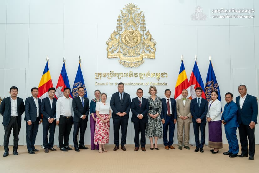 ជំនួបពិភាក្សាការងារជាមួយគណៈប្រតិភូនៃក្រុមមិត្តភាពរដ្ឋសភាកម្ពុជា-បារាំង