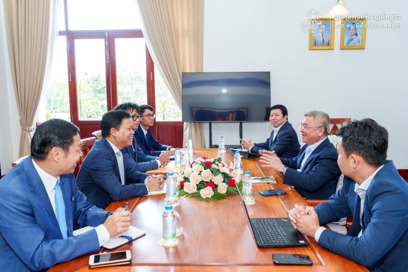 ជំនួបពិភាក្សាការងារជាមួយប្រតិភូក្រុមហ៊ុន R M A Automotive (Cambodia) Co., Ltd