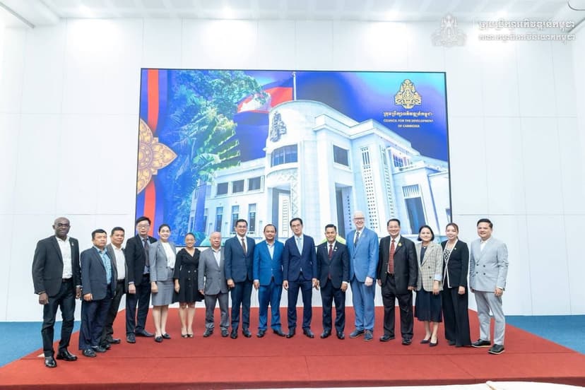 ជំនួបពិភាក្សាការងារជាមួយគណៈប្រតិភូនៃសមាគមសហគ្រិនសកលមួយភាគរយ