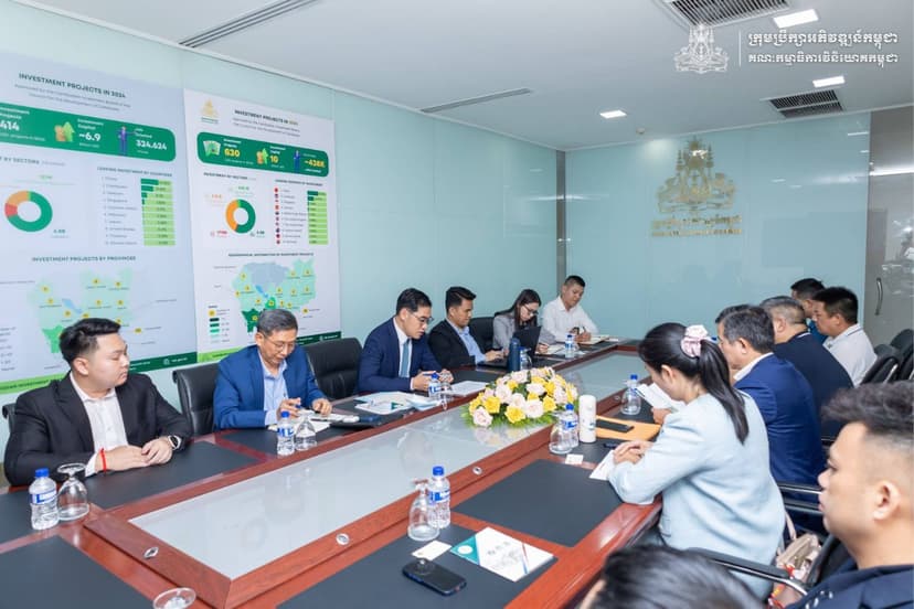 ជំនួបពិភាក្សាការងារជាមួយគណៈប្រតិភូធុរកិច្ចដឹកនាំដោយស្ថានអគ្គកុងស៊ុលកម្ពុជាប្រចាំខេត្ត Yunnan សាធារណរដ្ឋប្រជាមានិតចិន